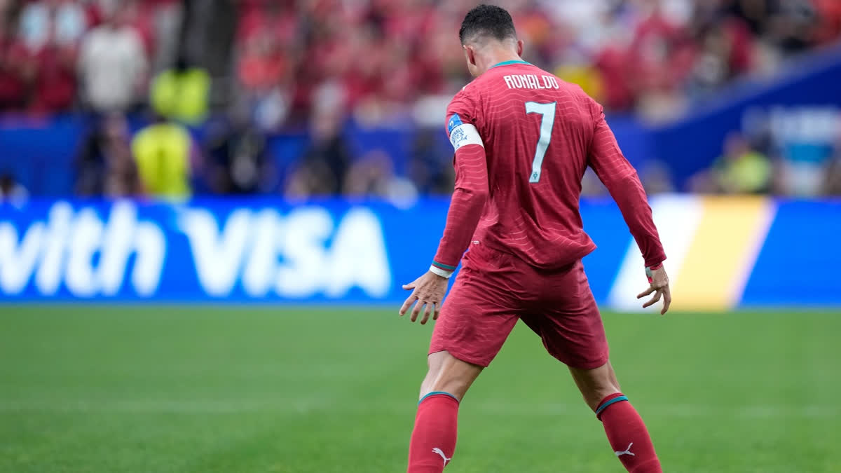 Portugal's Cristiano Ronaldo Makes History On Day 13 Of World Cup, In Photos Portugal's Cristiano Ronaldo celebrates after scoring the opening goal