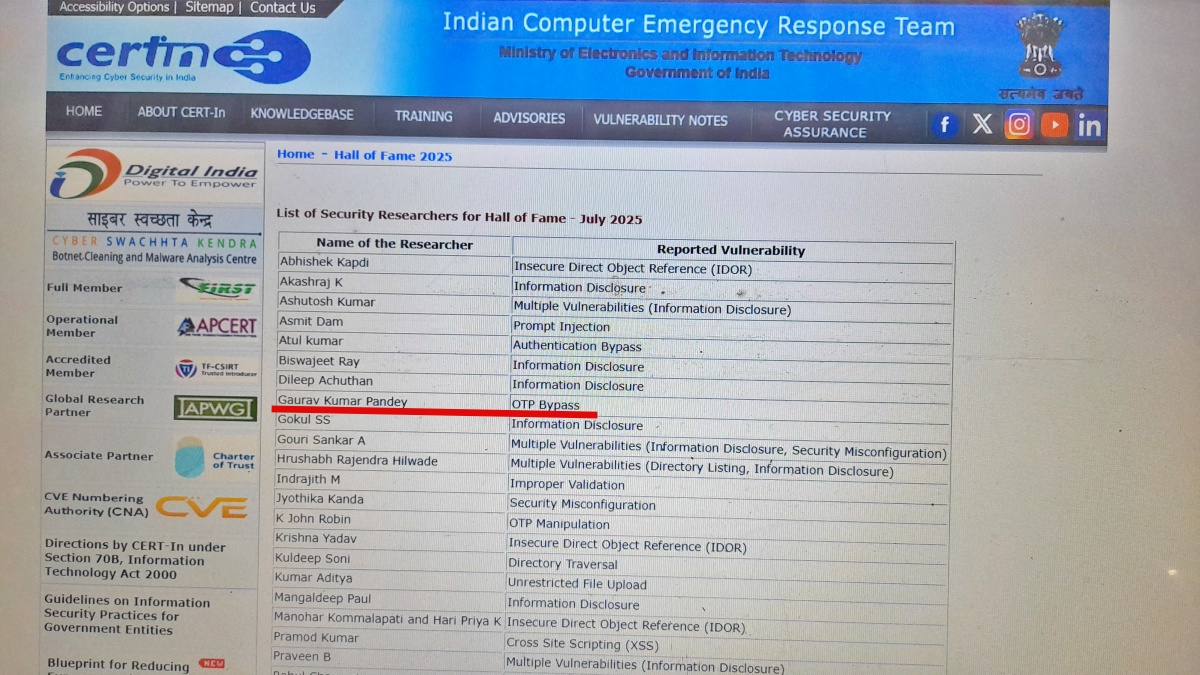 Gaurav Kumar Pandey Cyber Security