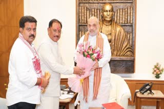 CM Sai and Vijay Sharma met Home Minister Amit Shah