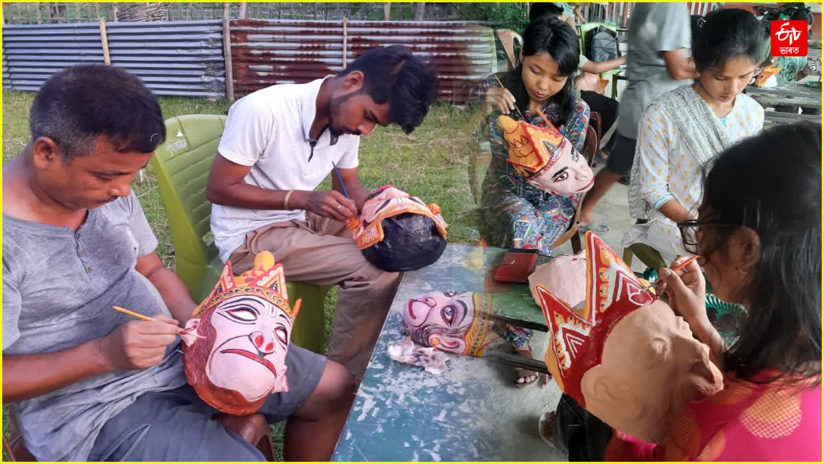 TRADITIONAL MASKMAKING PROCESS