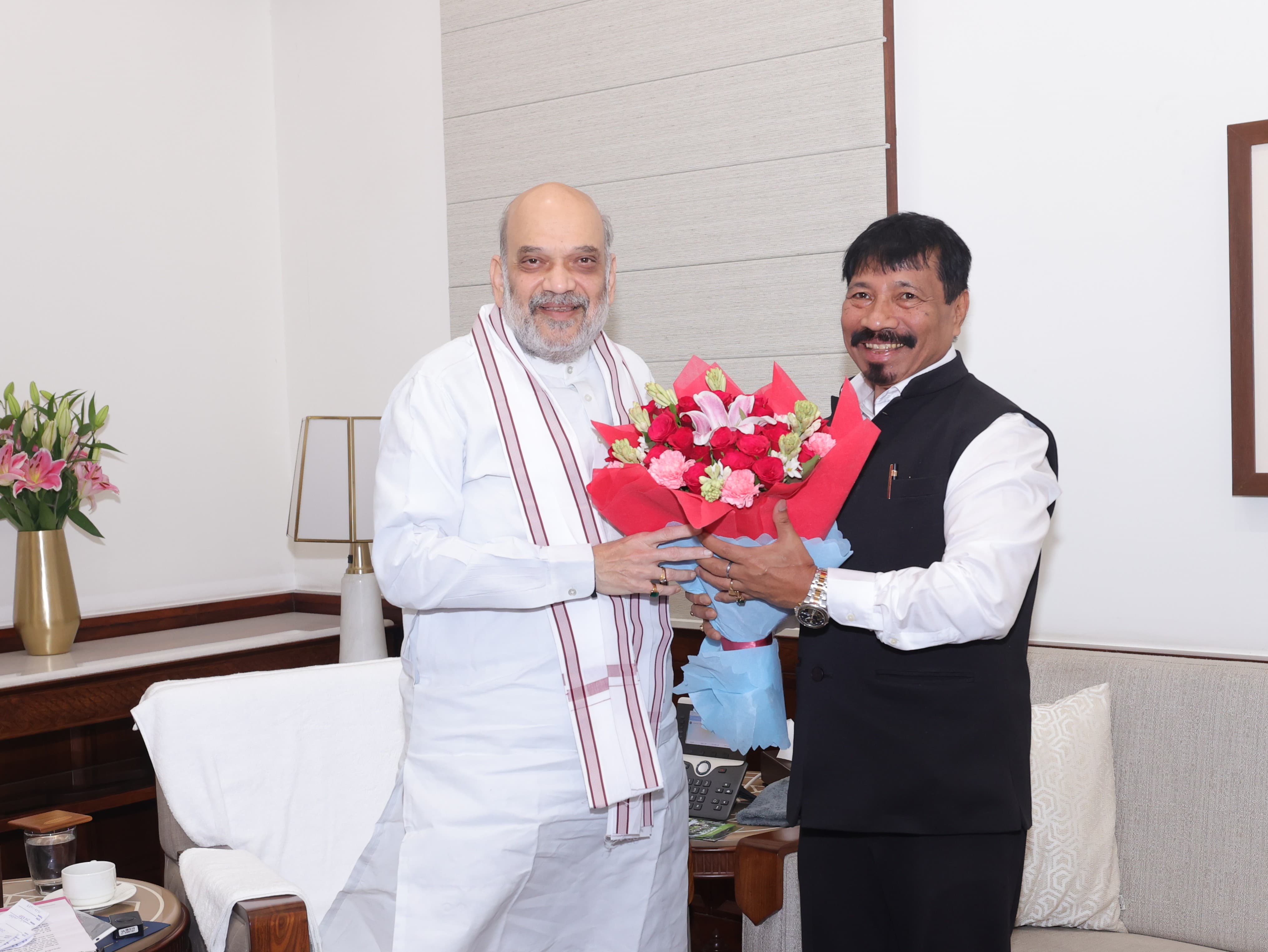 AGP LEADERSHIP MET SHAH AND NADDA