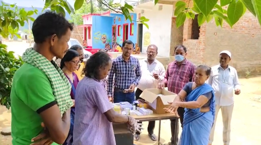 Medical team in damapur village