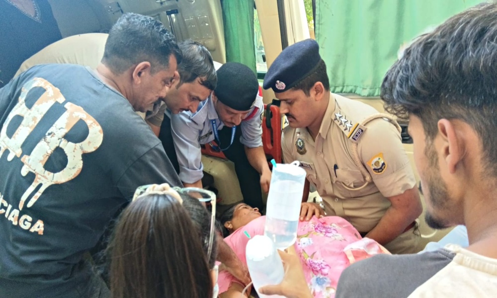 HRTC BUS RUN OVER WOMAN DEHRA