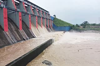 Tenughat Dam gates opened