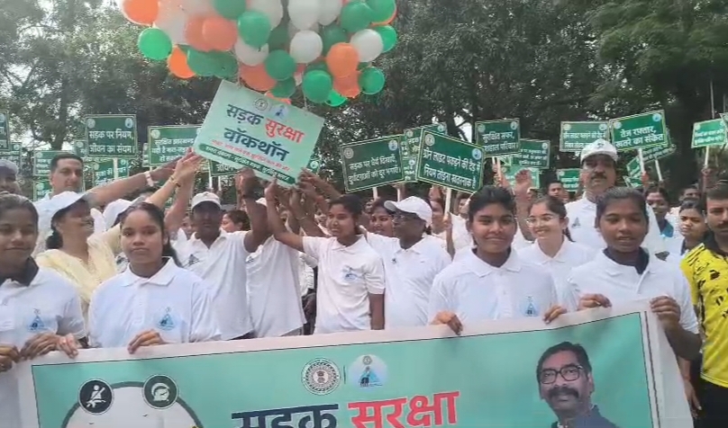 Road Safety Walkathon in Ranchi