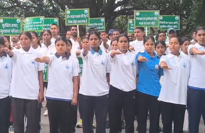 Road Safety Walkathon in Ranchi