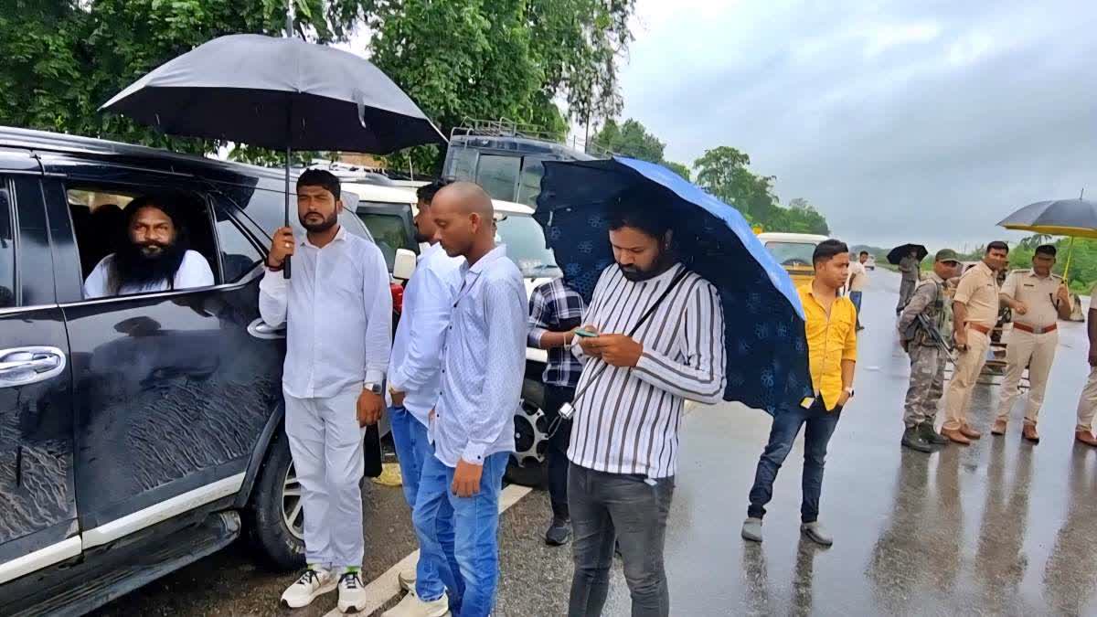 BABULAL SOREN STOPPED IN TAMAR