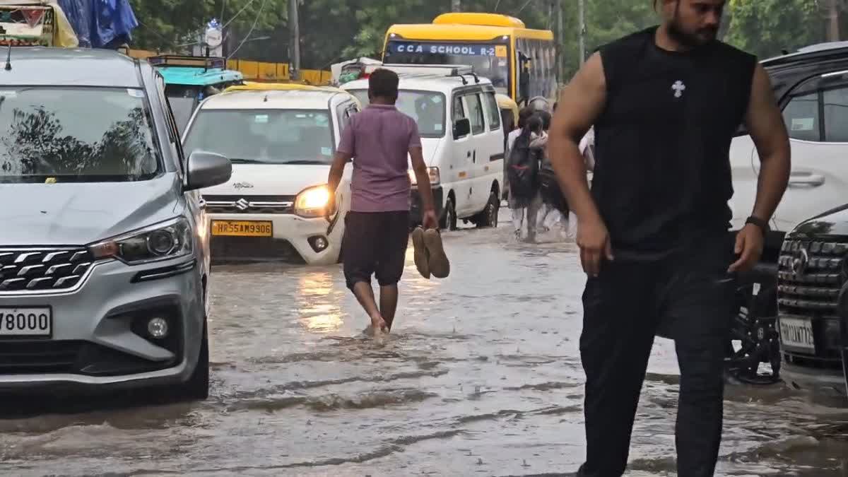 GURUGRAM RAIN WATERLOGGING