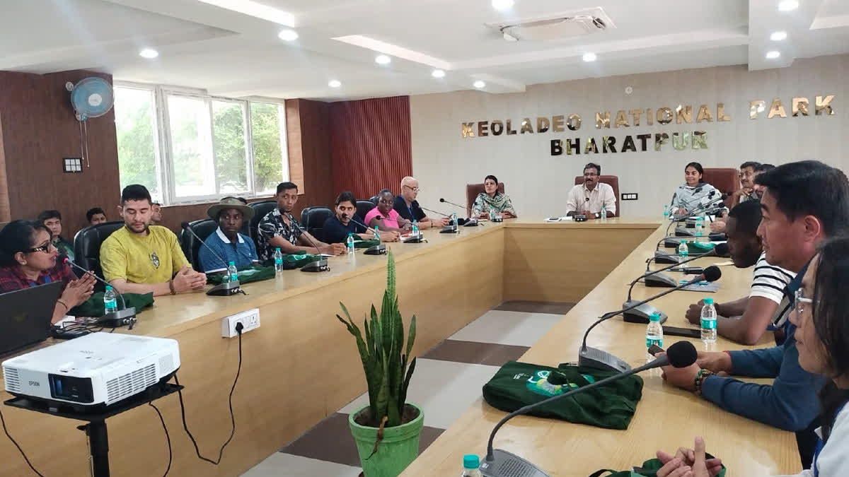 Participants undergoing training in natural heritage conservation.