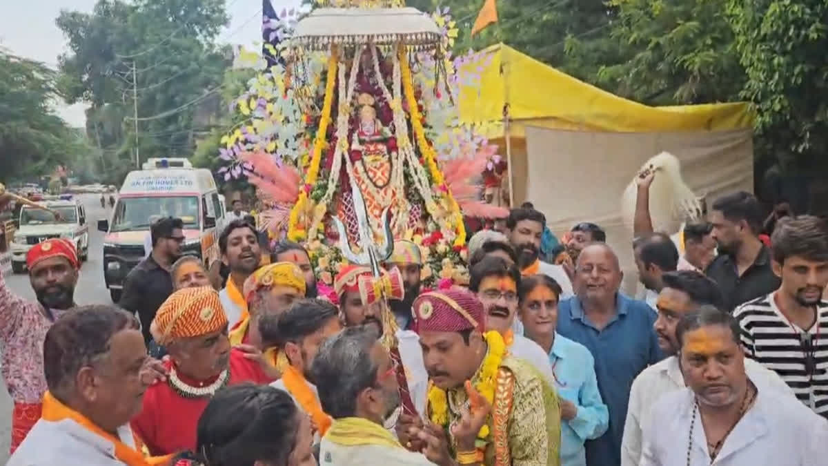Lord Mahakaleshwar sets out on a city procession