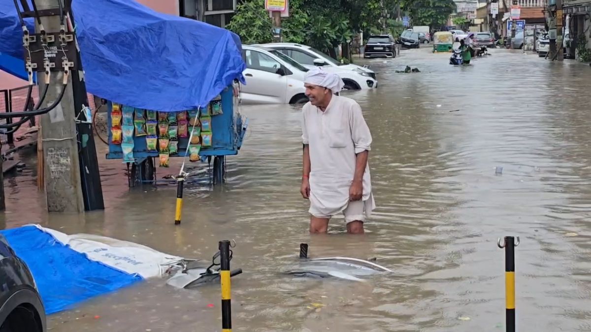 GURUGRAM RAIN WATERLOGGING