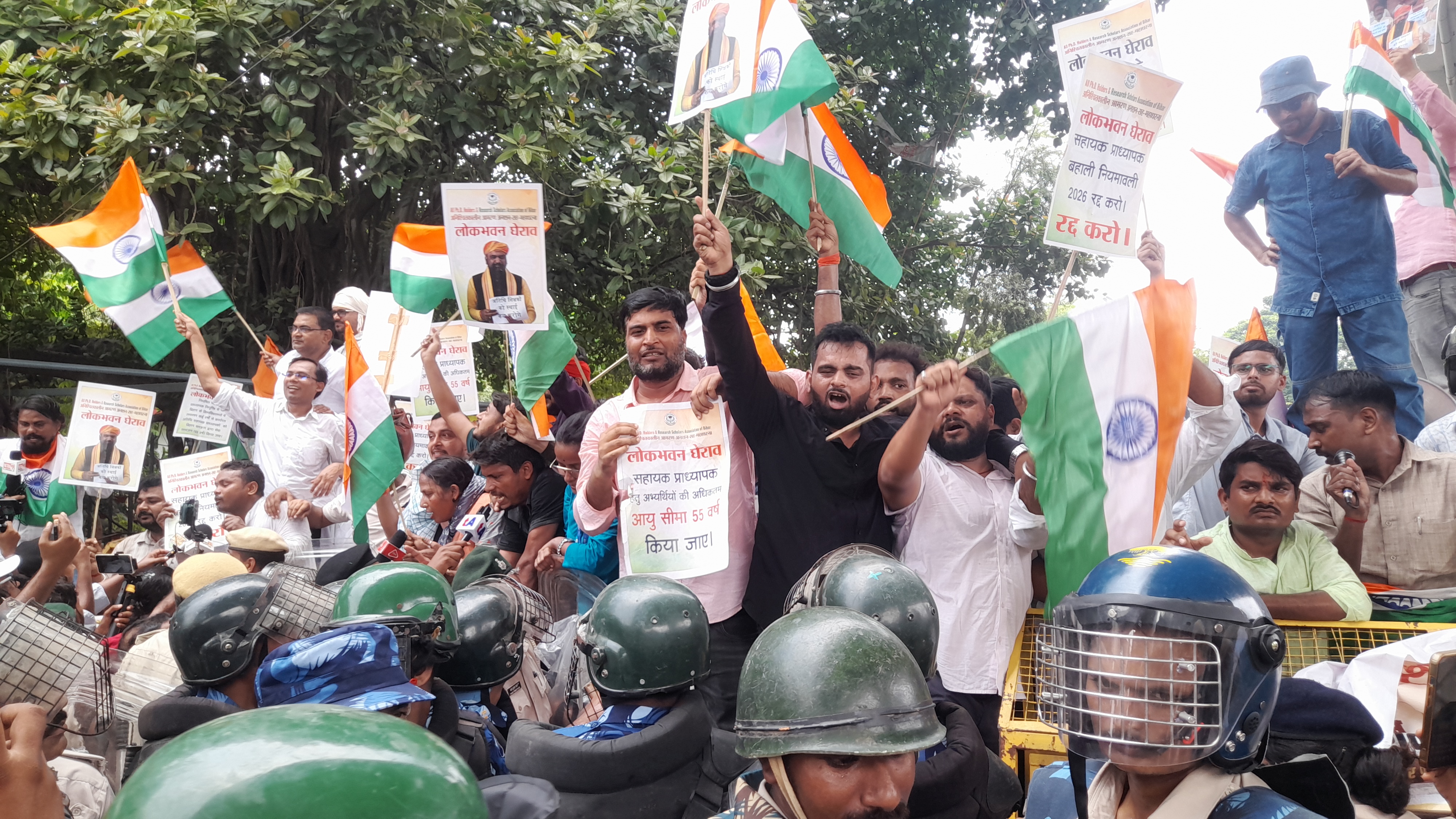 Bihar PhD Scholars hunger strike end