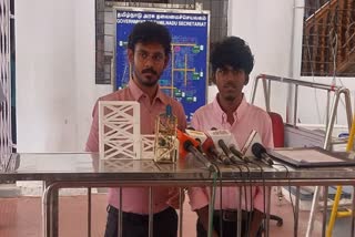 கல்லூரி மாணவர் விக்னேஷ் வேலன் நானோ செயற்கைக்கோள் தயாரிப்பு