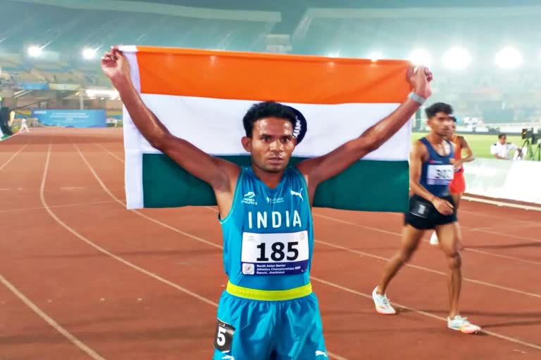 साउथ एशियन सीनियर एथलेटिक्स चैंपियनशिप में भारत का दम, 5000 मीटर रेस में  प्रिंस और संजना ने जीता गोल्ड