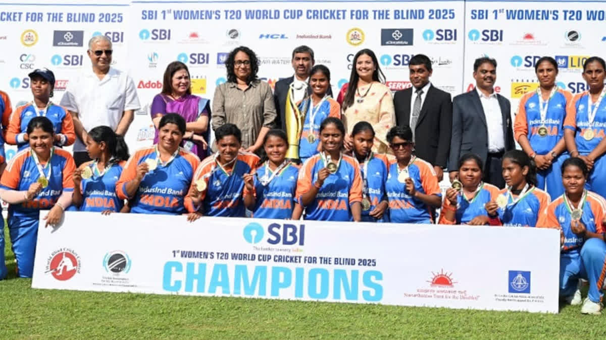 PM Modi Hails Indian Blind Women’s Cricket Team for Winning Inaugural T20 World Cup
