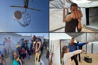 Palestinians Use Available Means To Play Sports Amid Gaza Ceasefire