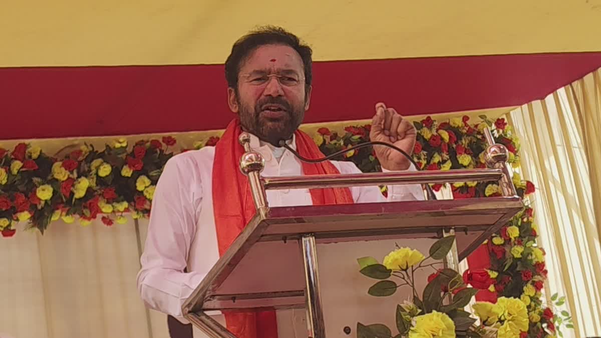 Union Minister for Coal and Mines, G. Kishan Reddy speaking after inauguration of development projects in Dhanbad, Jharkhand