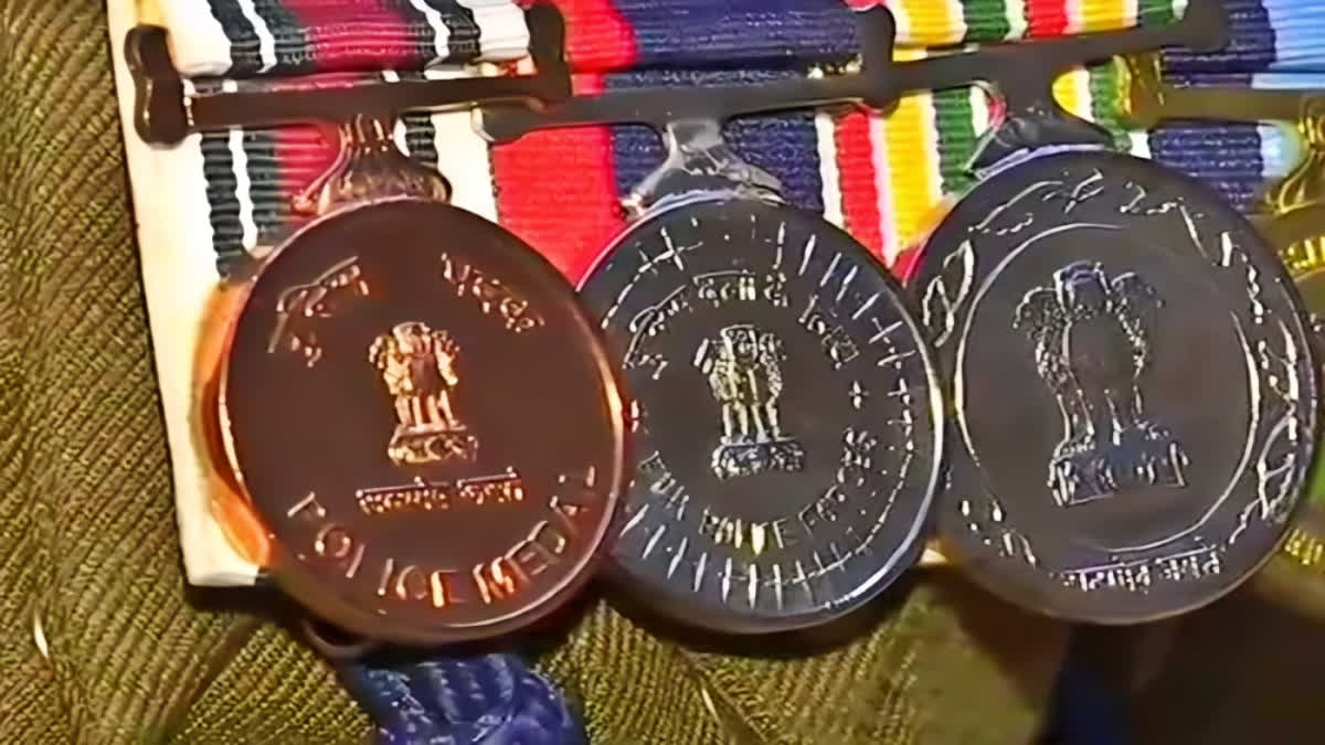 Faridabad Joint Commissioner of Police Rajesh Duggal was awarded the President Police Medal