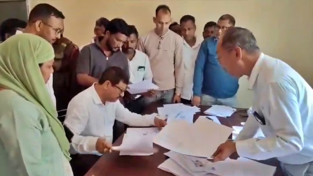 Election Commission notification for the daughter of MLA Diganta Barman