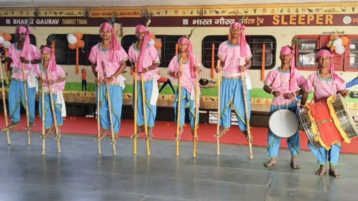 STILT DANCE RANAPA  RANAPA DANCE FORM IN ODISHA  FOLK DANCE RANAPA  ODISHA FOLK DANCE RANAPA