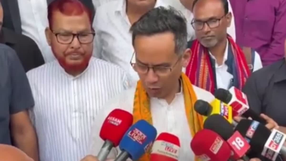 APCC President Gaurav Gogoi