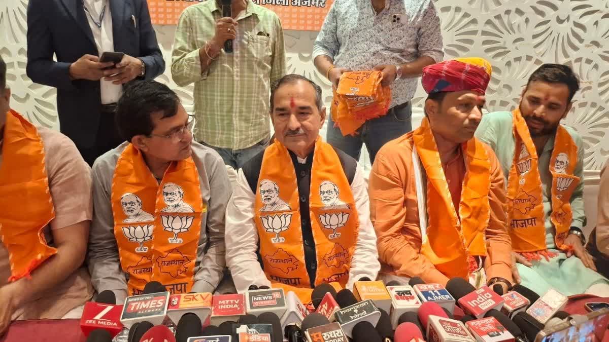 बीजेपी प्रदेश अध्यक्ष मदन राठौड़