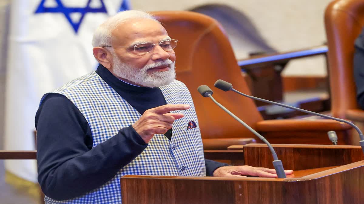 ಇಸ್ರೇಲ್ ಸಂಸತ್ ಉದ್ದೇಶಿಸಿ ಪ್ರಧಾನಿ ಮೋದಿ ಭಾಷಣ
