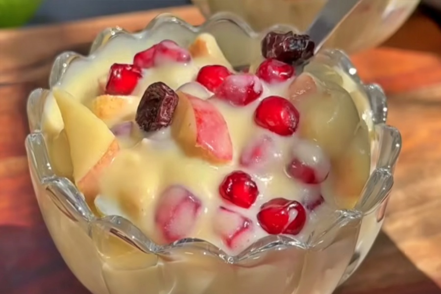 Sweet Potato Fruit Custard