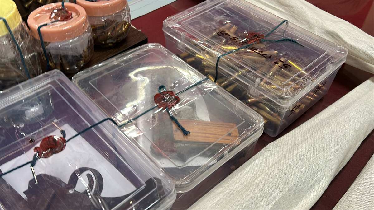 Gwalior WEAPONS STOCK FOUND