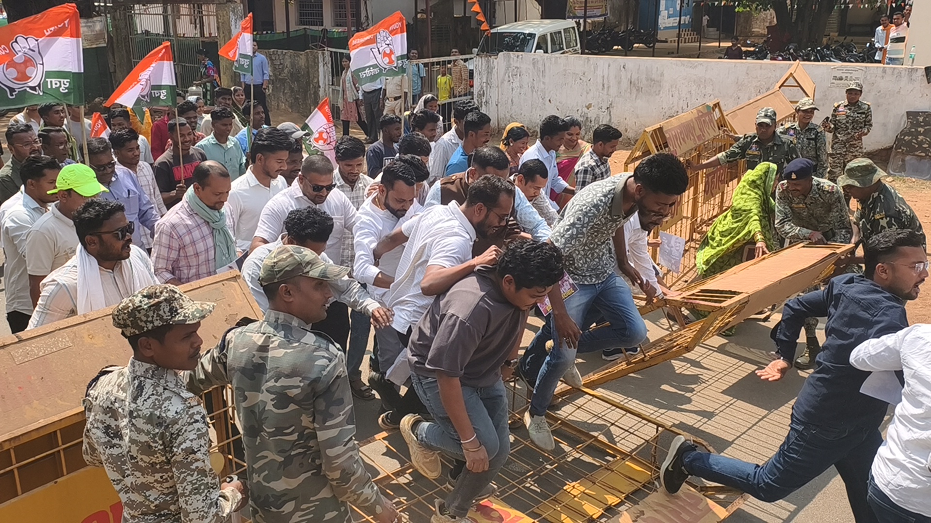 Political struggle in Narayanpur