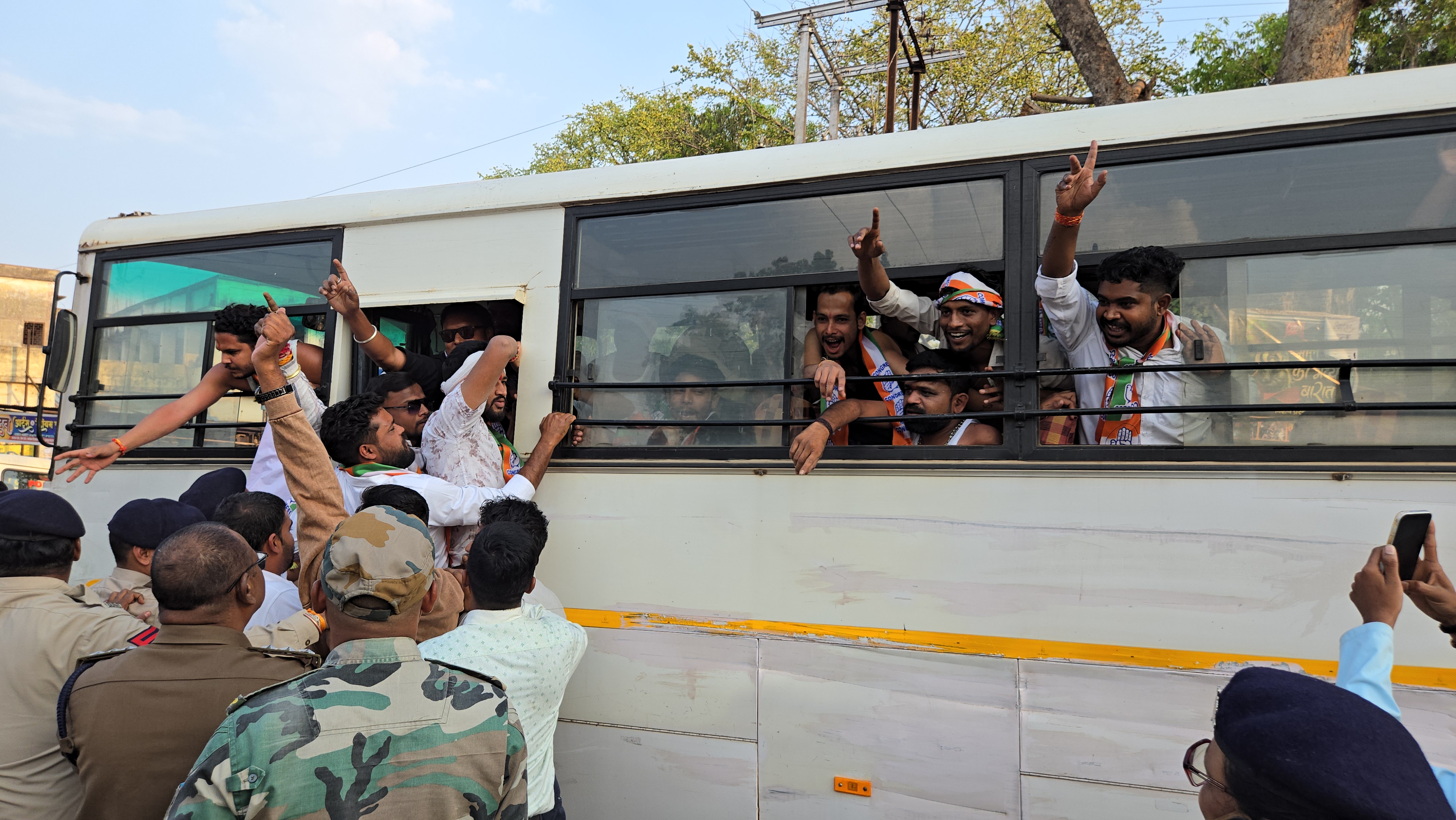 Youth Congress protest