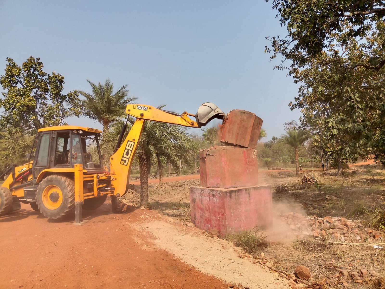 Naxal Memorial Demolished