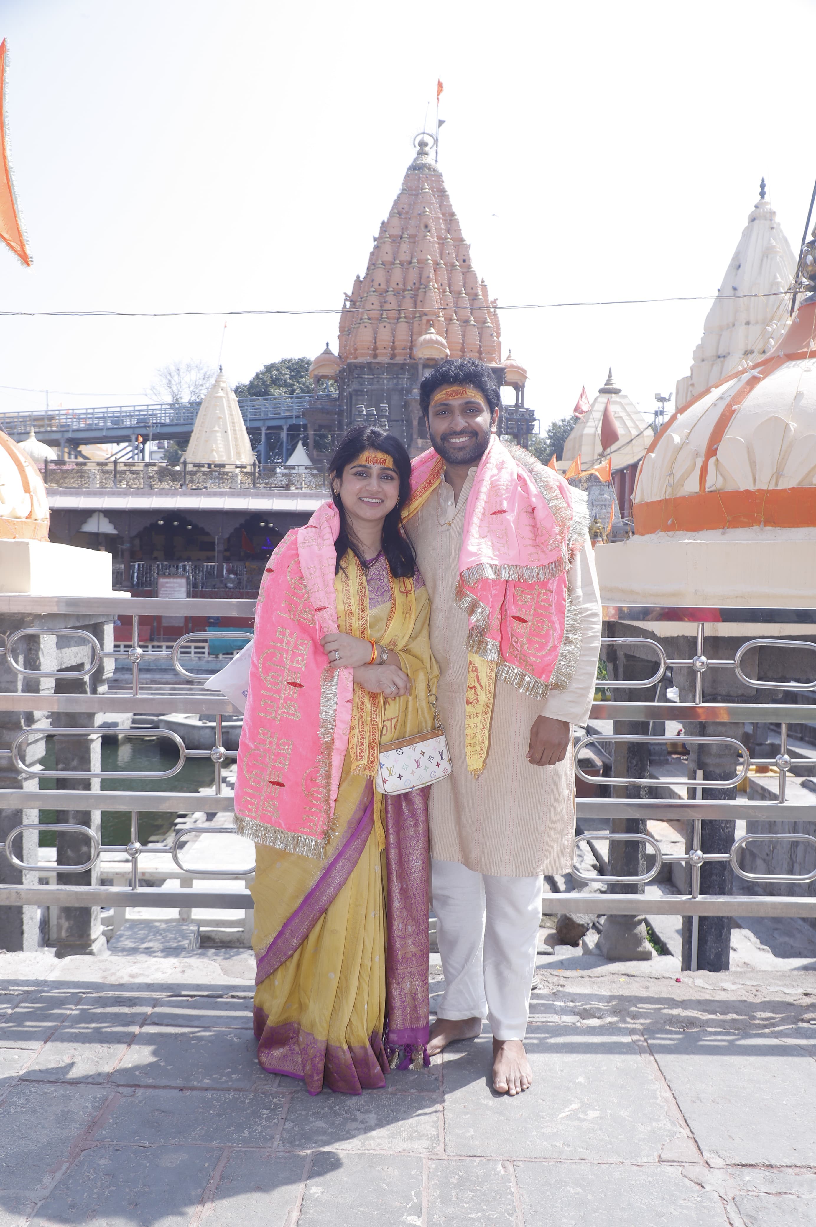 Actor Vikram Prabhu reached Mahakal Temple