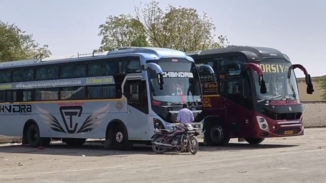 Private buses have stopped operating