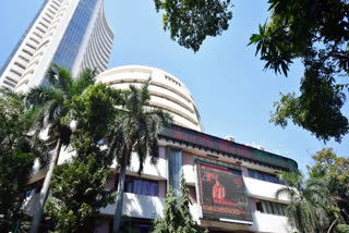 Screen of the Bombay Stock Exchange