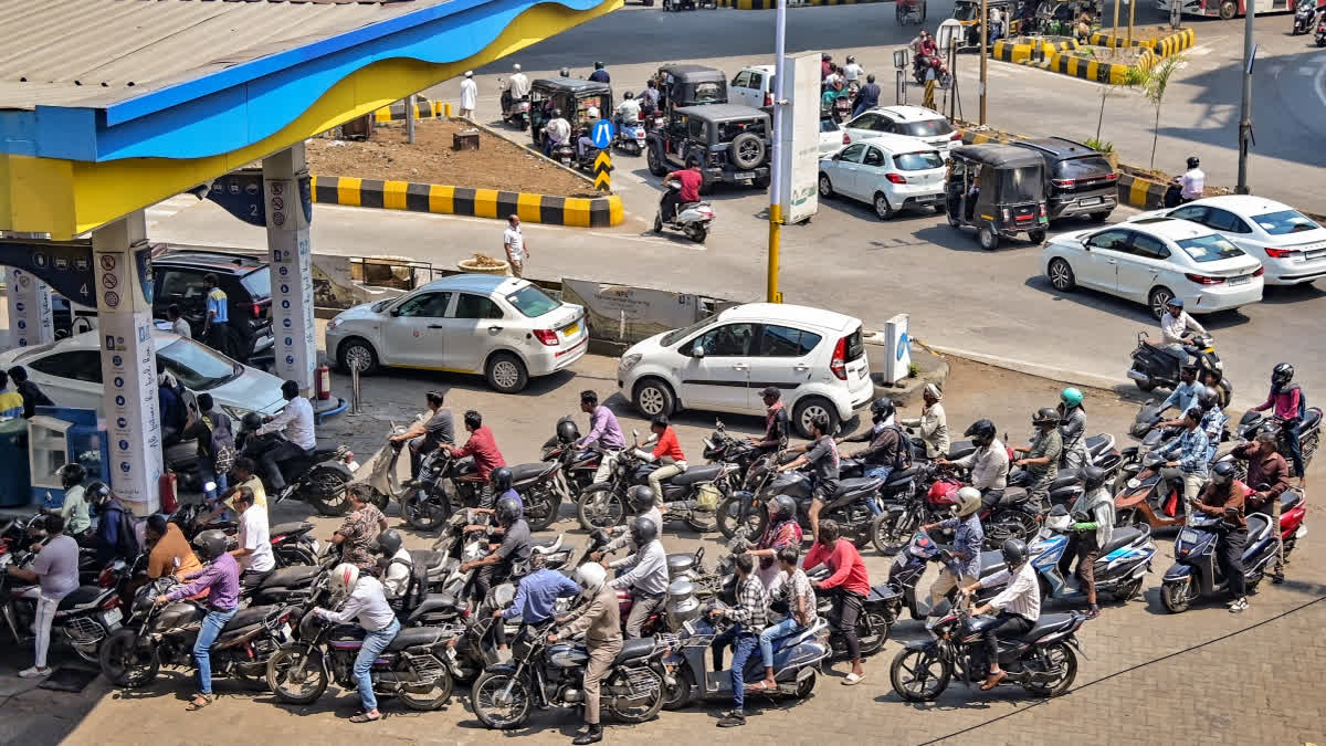 In Pictures: Long Queues At Petrol Pumps As Fuel Shortage Fears Spread
