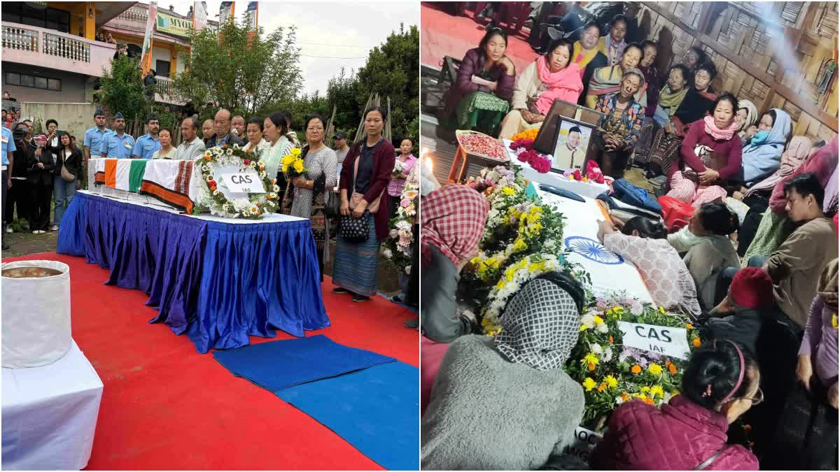 IAF Corporal Tage Hailyang Laid To Rest In Arunachal