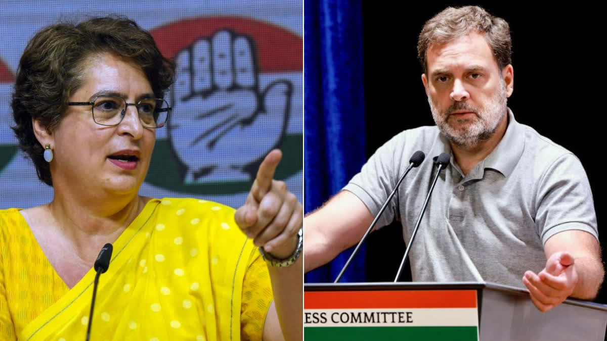 Rahul Gandhi and Priyanka Gandhi Vadra target the BJP Government and question the safety of women in the state.