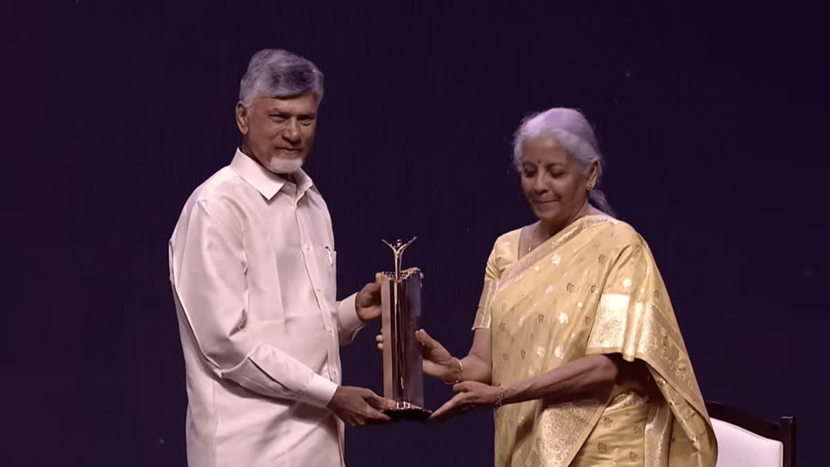 Chandrababu Naidu Honoured As ‘Business Reformer Of The Year’, Highlights Amaravati Vision And P4 Model Chandrababu Naidu Honoured as ‘Business Reformer of the Year’, Highlights Amaravati Vision and P4 Model