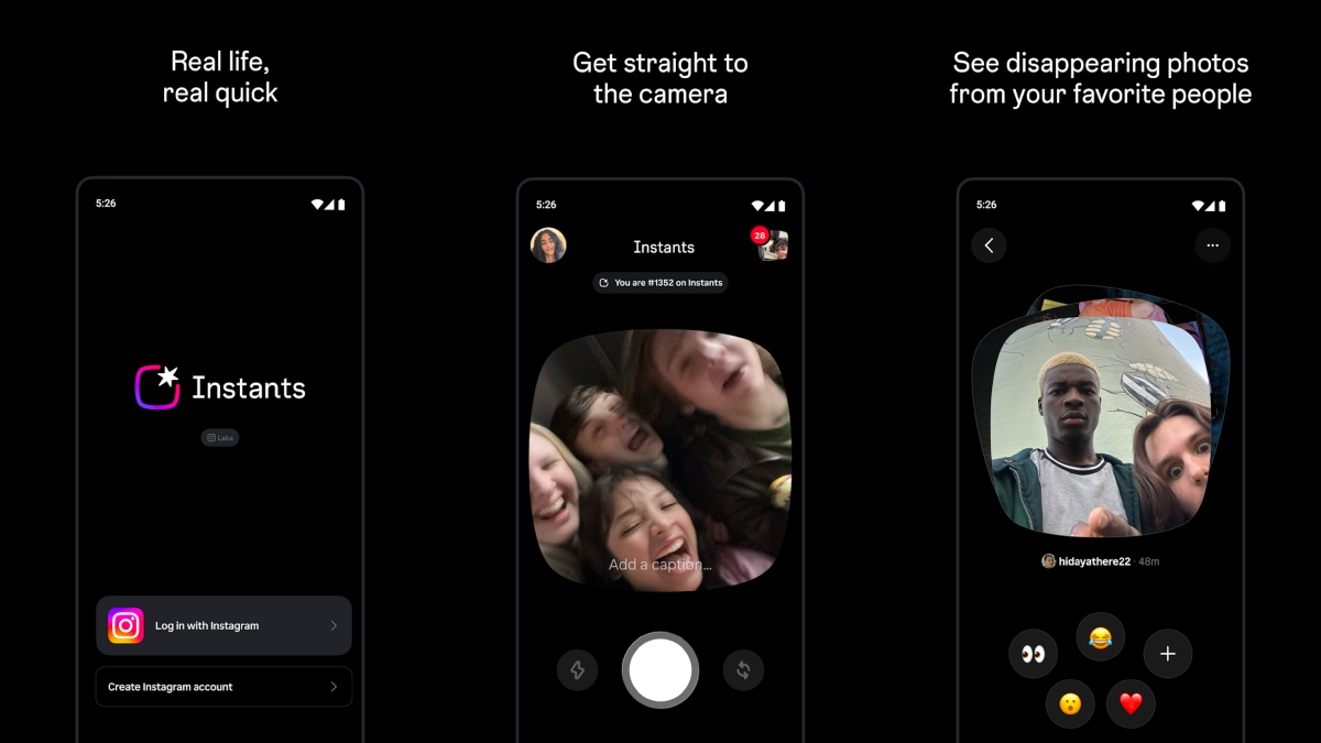 Instagram Launches Instants App For Sharing Disappearing Photos Like Snapchat. Locket, BeReal