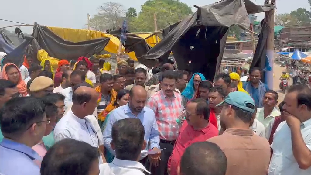 DC Inspected Rajrappa Temple