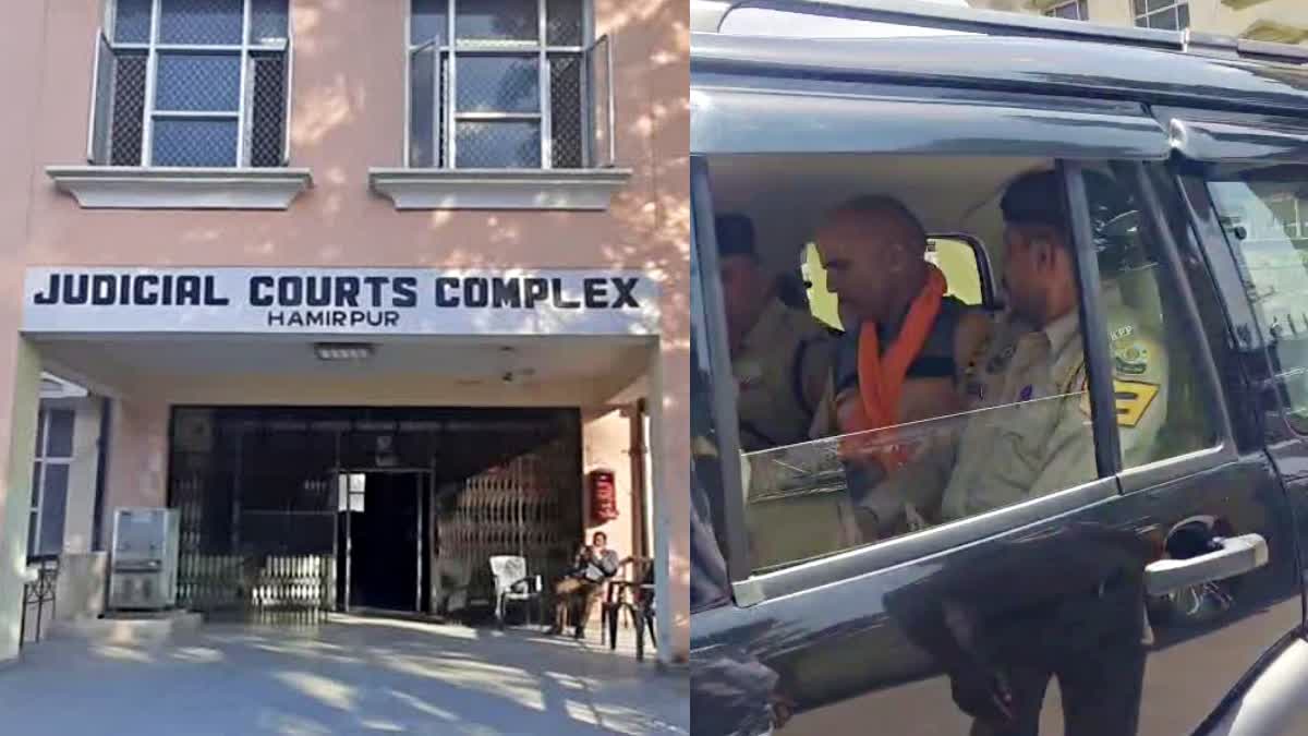 MAN BRINGS GUN TO COURT HAMIRPUR
