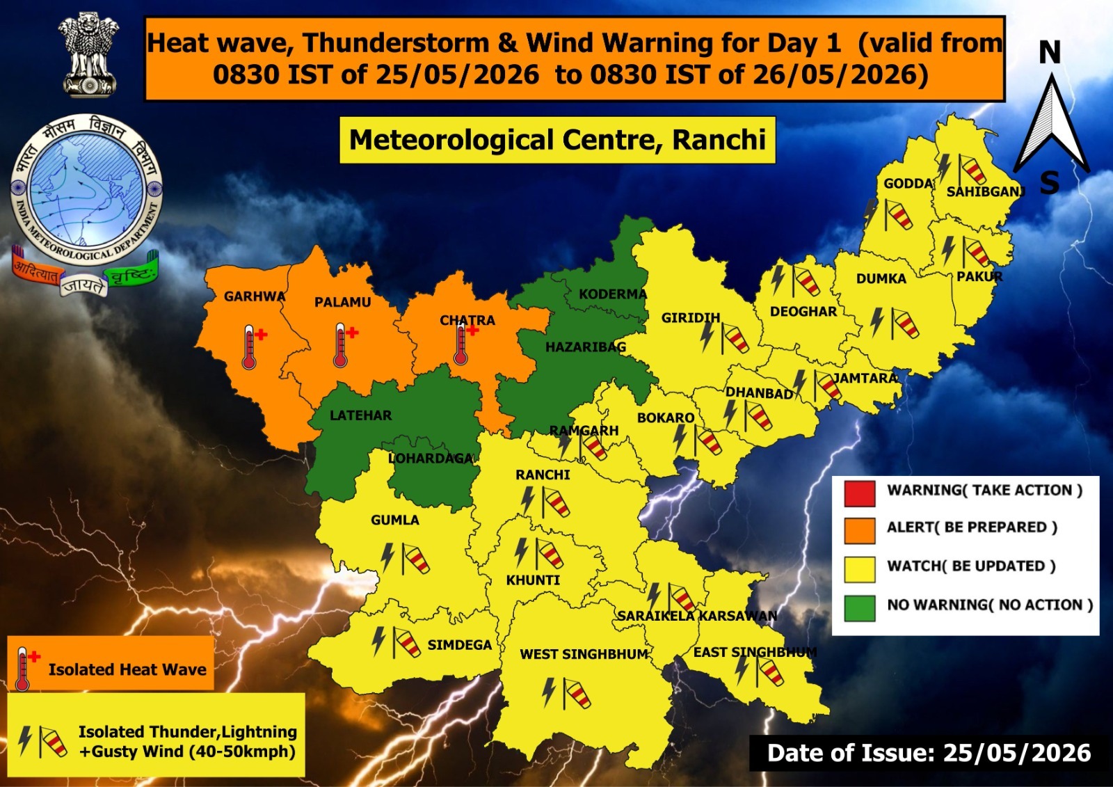 Impact of severe heat in northwestern part of Jharkhand