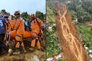 Rescuers remove the body of one of the victims after a landslide in Bello, Antioquia Department, Colombia, on June 24, 2025.