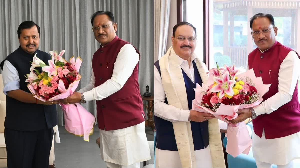 सीएम विष्णुदेव साय का दिल्ली दौरा, नितिन नबीन और जेपी नड्डा से की मुलाकात,  UPSC एस्पिरेंट्स का भी बढ़ाया हौसला