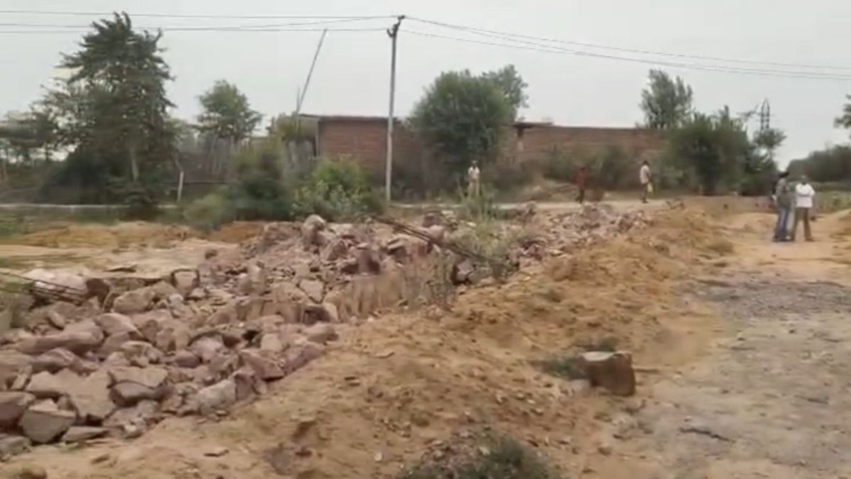Illegal colony demolition Nuh