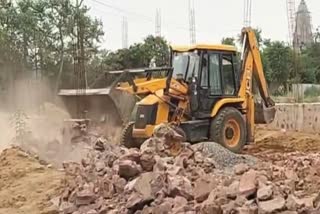 Illegal colony demolition Nuh