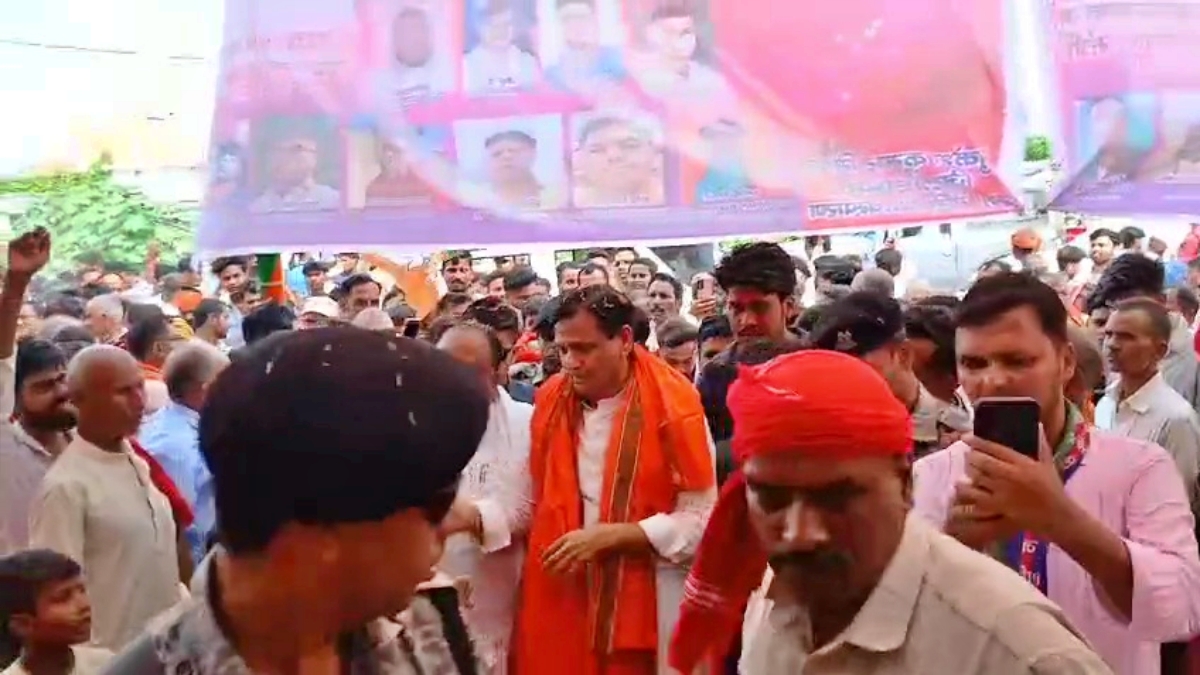 बेतिया में एनडीए कार्यकर्ता सम्मेलन में पहुंचे मंत्री नित्यानंद राय