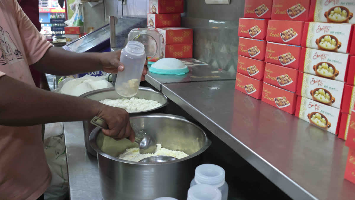 Paneer sample collected in Niali