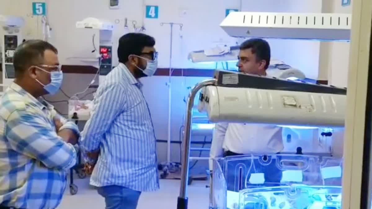 Chhindwara SNCU 3 newborns a machine